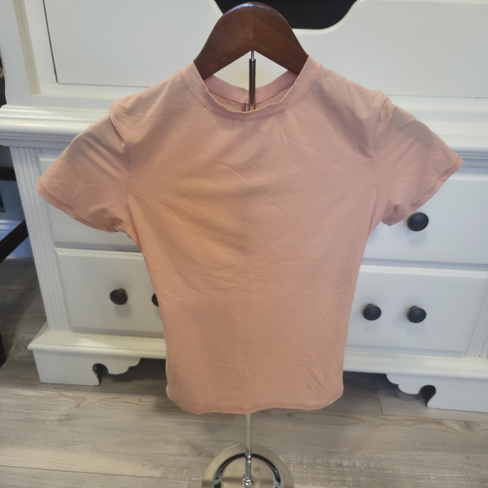 SKIMS Everybody Fits Short Sleeve Tee Desert Clay - Picture 8 of 9